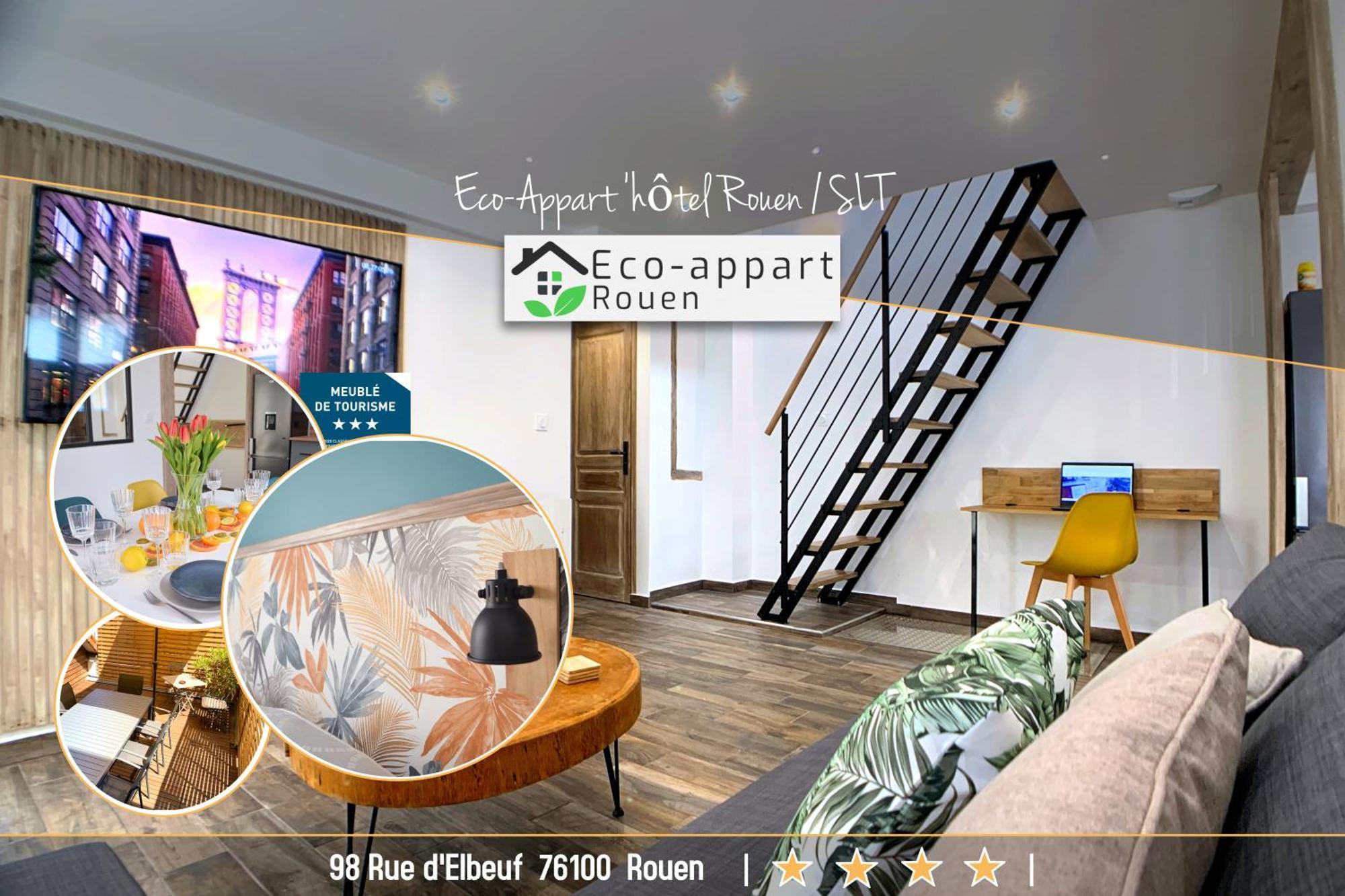 Eco-Appart'Hotel Rouen - Slt Bagian luar foto